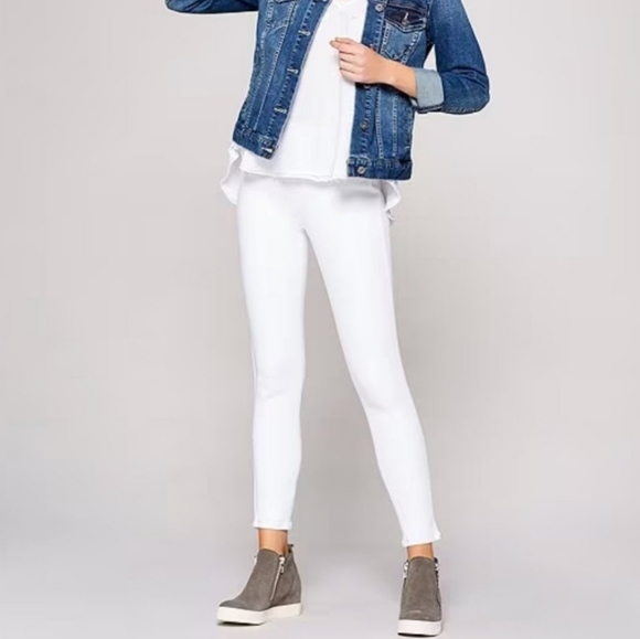 Spanx Jean-ish Ankle Leggings Pull On Skinny Pants, Size S - Picture 3 of 17